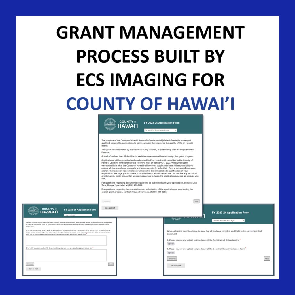 Hawaii County Grants Management